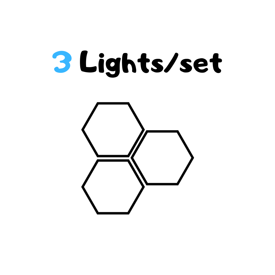 Hexagonal Touch Lights