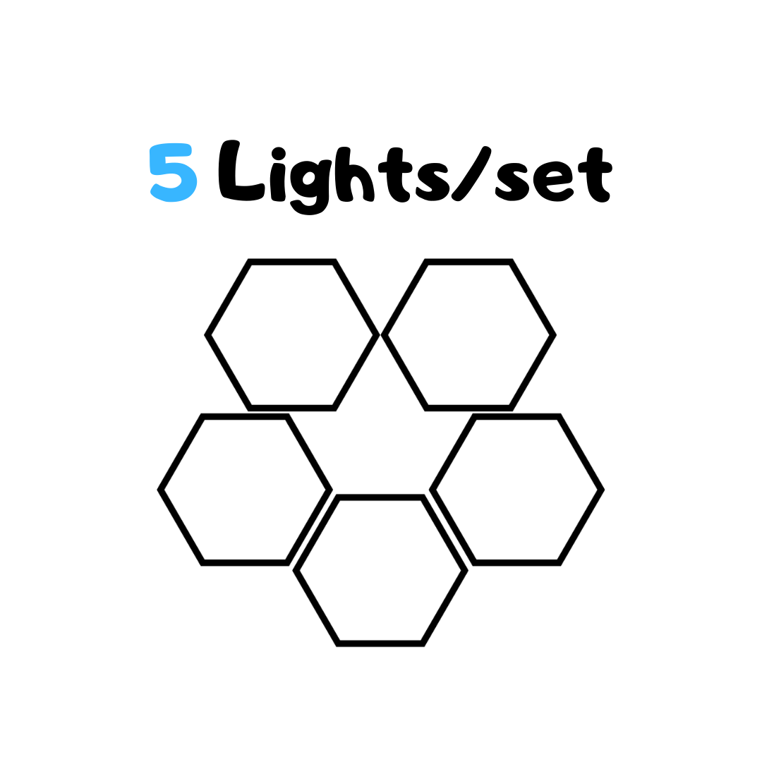 Hexagonal Touch Lights
